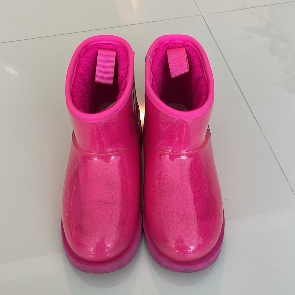 UGG Kids CLASSIC CLEAR MINI II ROCK ROSE COLOR - Picture 5 of 8